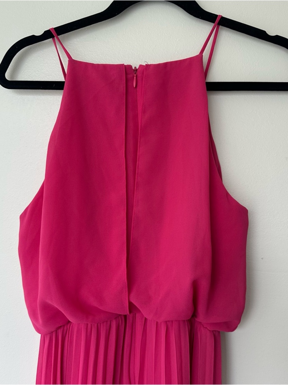 Sam Edelman Sleeveless Pleated Pink Midi Dress Size S - Picture 6 of 9